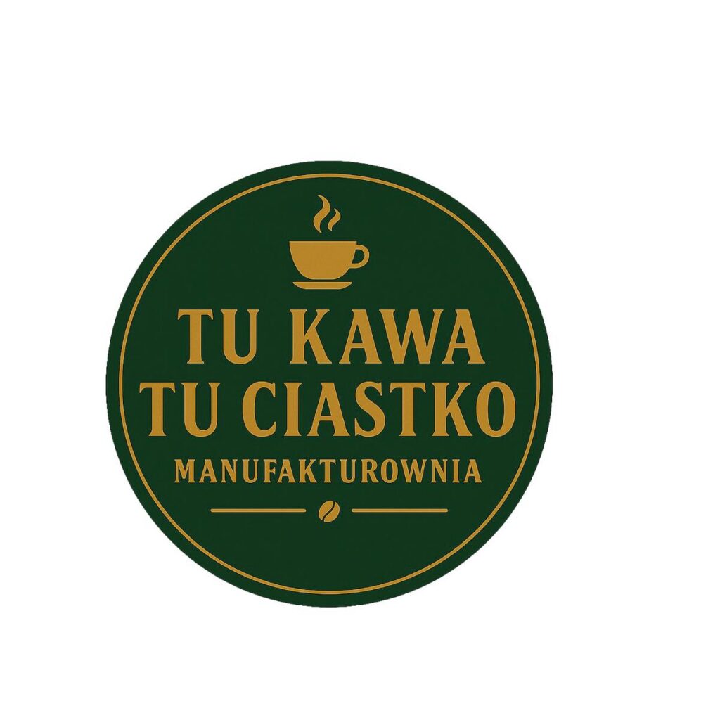 Tu kawa tu ciastko manufakturownia logo.
